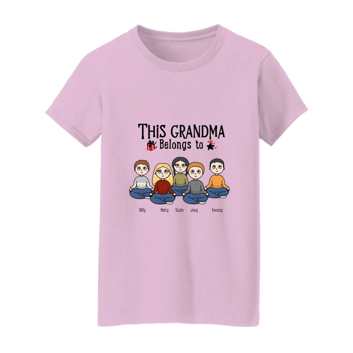 Ladies Personali-T Shirt - This Grandma Belongs to